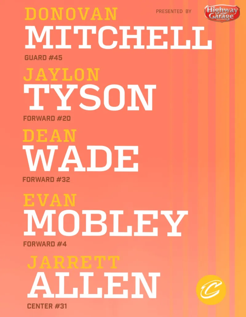 问鼎娱乐下载-骑士首发：米切尔、杰隆-泰森、德恩-韦德、莫布利和阿伦